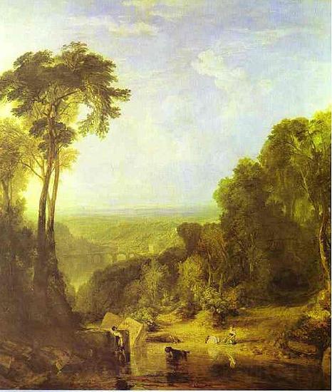 Joseph Mallord William Turner Crossing the Brook by J. M. W. Turner Spain oil painting art